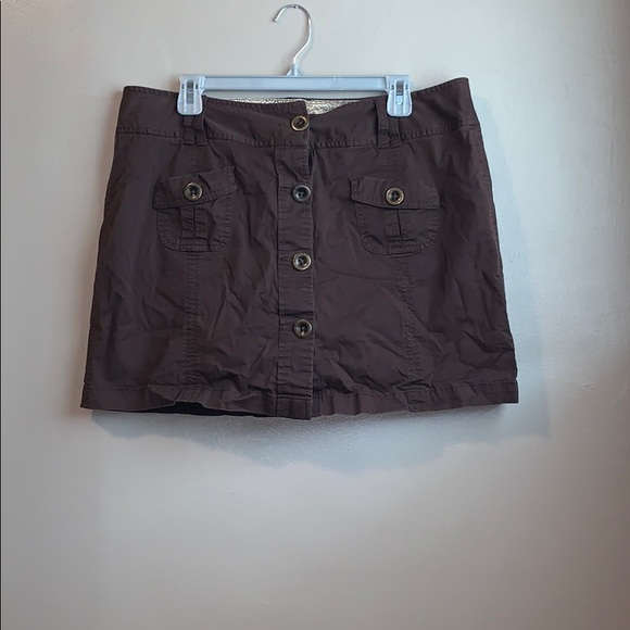 Sonoma Pants - Sonoma brown twill button down skort size 16
